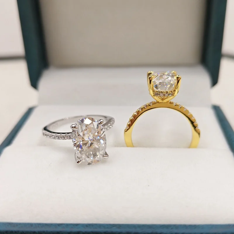 European And American-style Trendy Womens Oval Ring