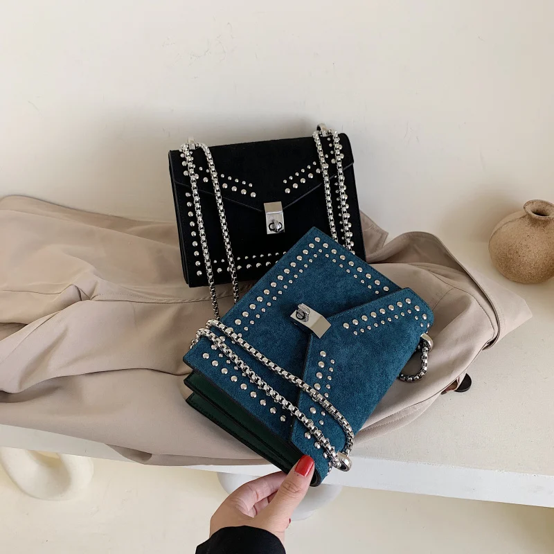 Leather Scrub Small Shoulder Messenger Bags For Women - Image 4
