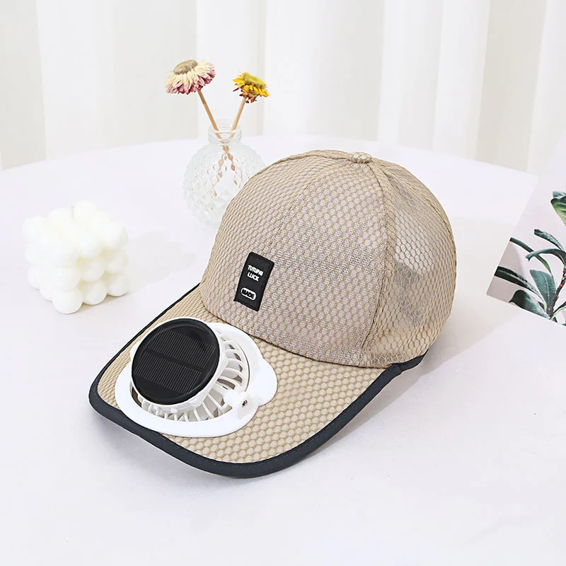 Solar Charging Fan Hat - Breathable Mesh UV Protection Baseball Cap For Men Women Summer Outdoor Sun Hat - Image 2