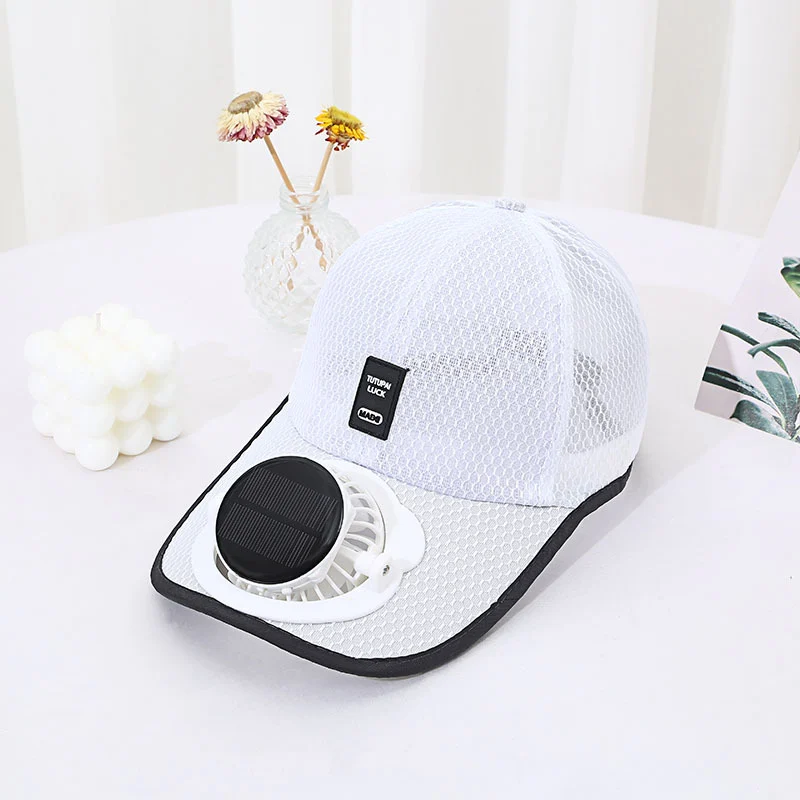Solar Charging Fan Hat - Breathable Mesh UV Protection Baseball Cap For Men Women Summer Outdoor Sun Hat - Image 8