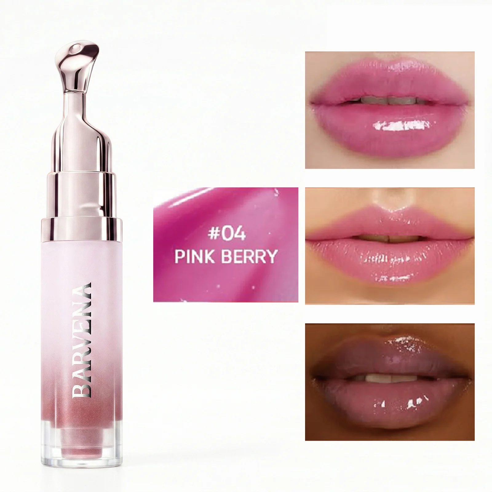 Brightening Lip Serum Oil, Hydrating Lip Gloss, Moisturizing Lip Balm For Dry Lips, 6.5g - Image 2