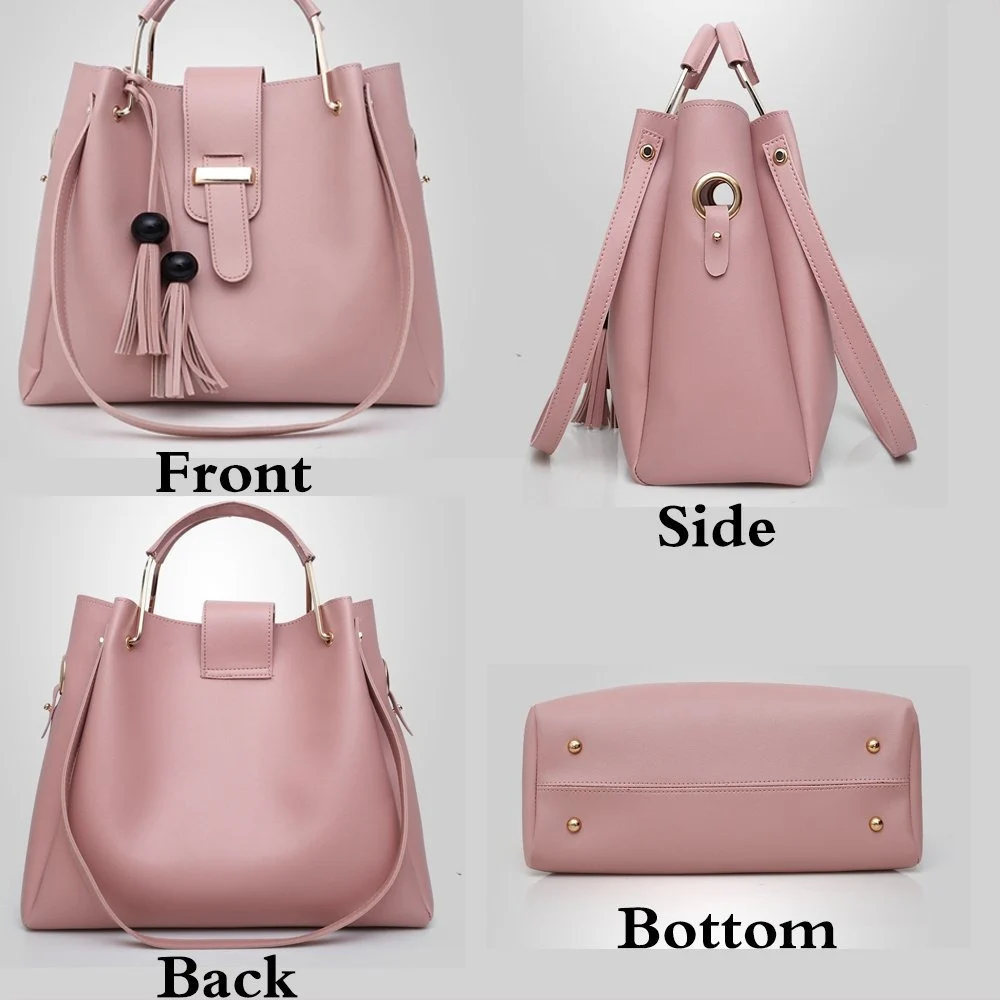 Purse And Handbag 3Pcs Bag Set - Image 6