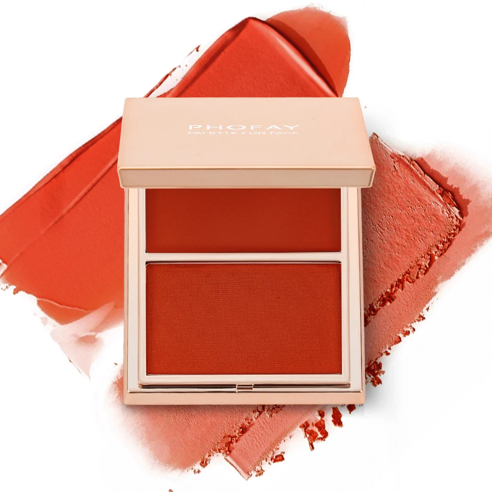 PHOFAY Double-Take Cream & Powder Blush Duo - Image 5
