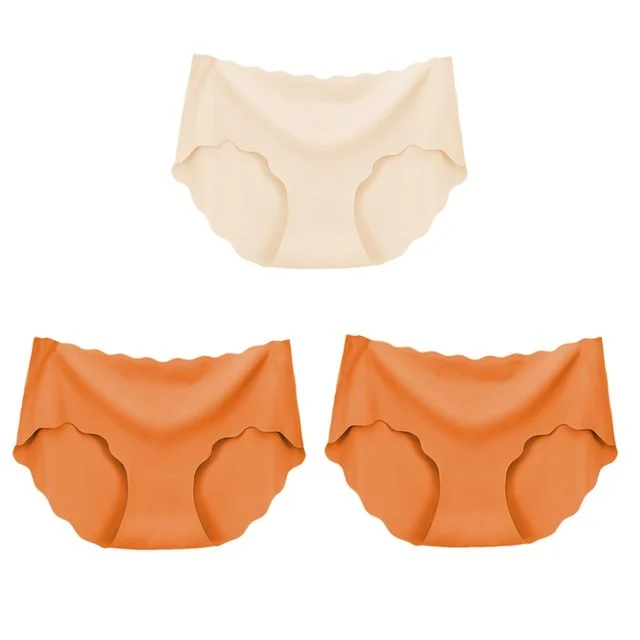 3Pcs Seamless Underwear Silk For Women Panties Lingerie Sexy - Image 8