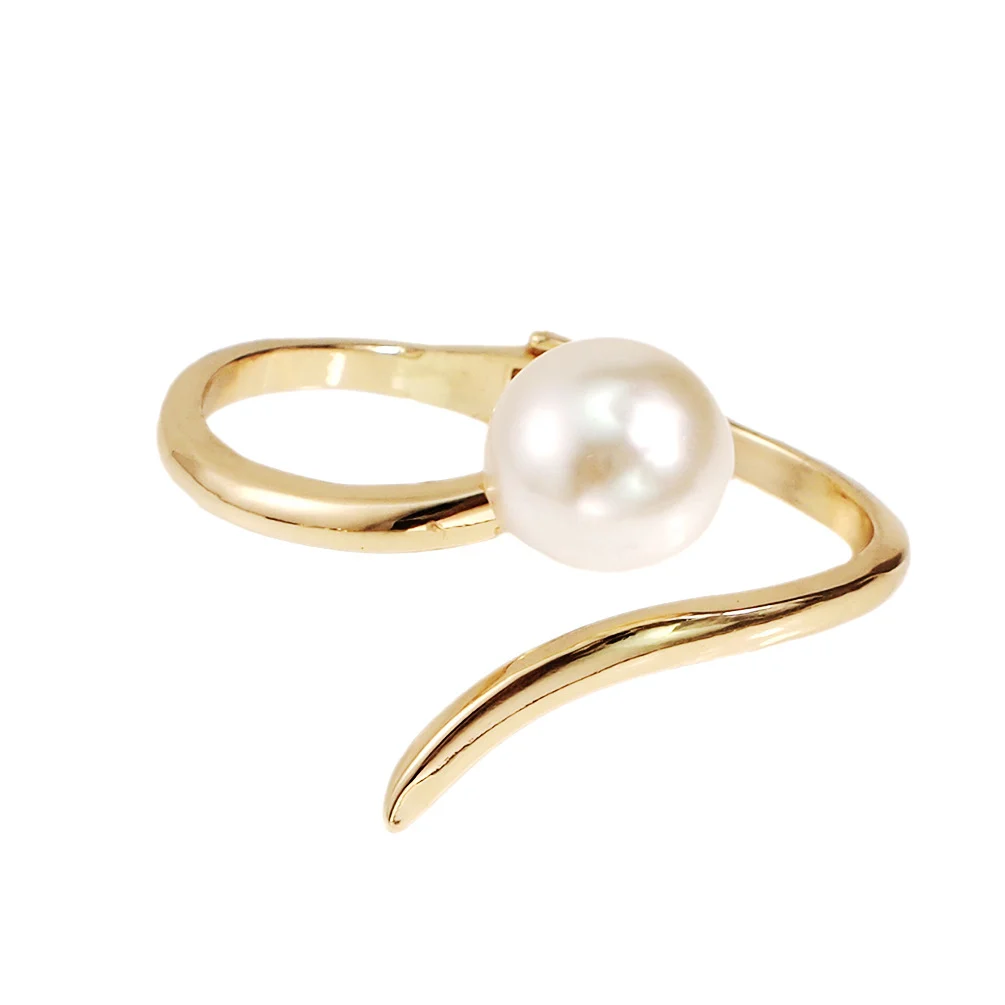 Exaggerated Asymmetrical Pearl Bracelet Women - Image 3