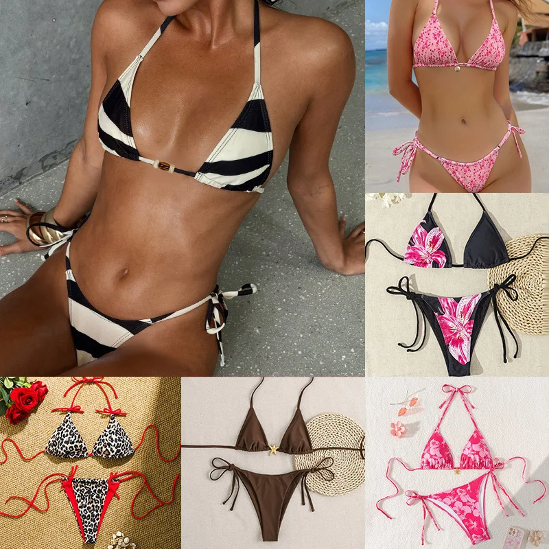 Lace-up Swimwear Deluxe Bikini Set
