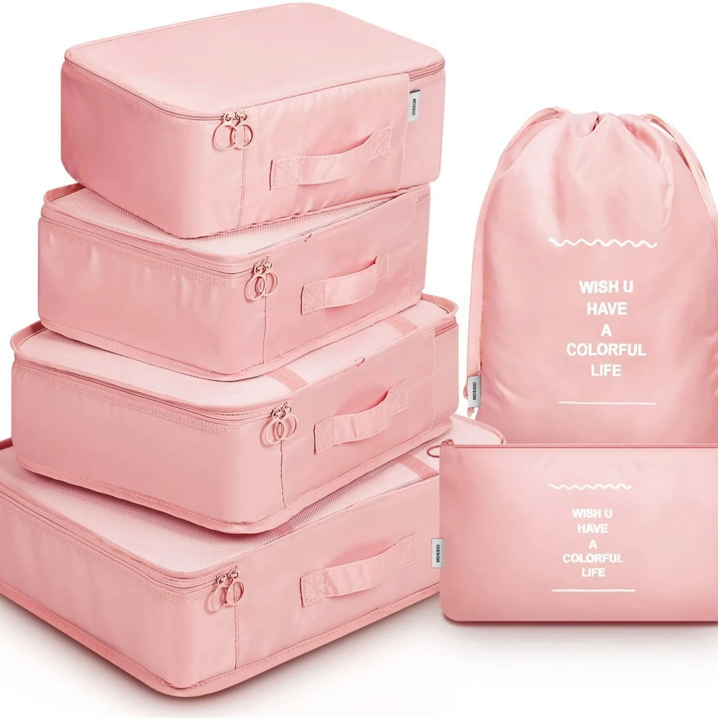 8-piece Set Luggage Divider Bag Travel Storage Clothes Underwear Shoes Organizer Packing Cube Bag - Image 4