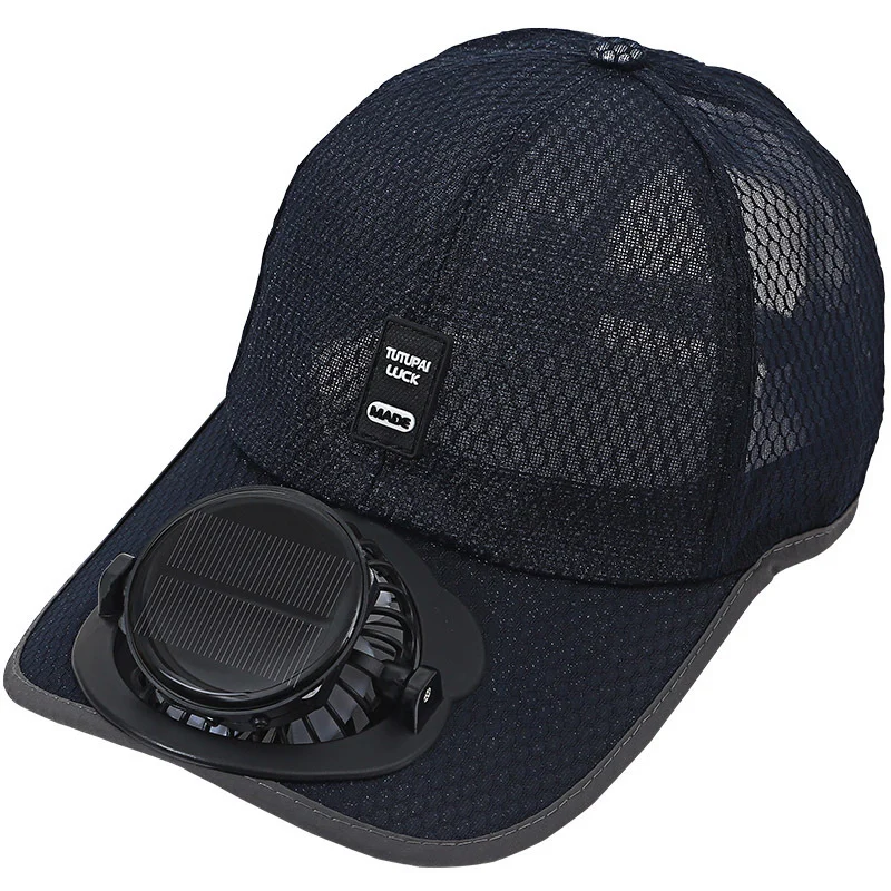 Solar Charging Fan Hat - Breathable Mesh UV Protection Baseball Cap For Men Women Summer Outdoor Sun Hat - Image 7