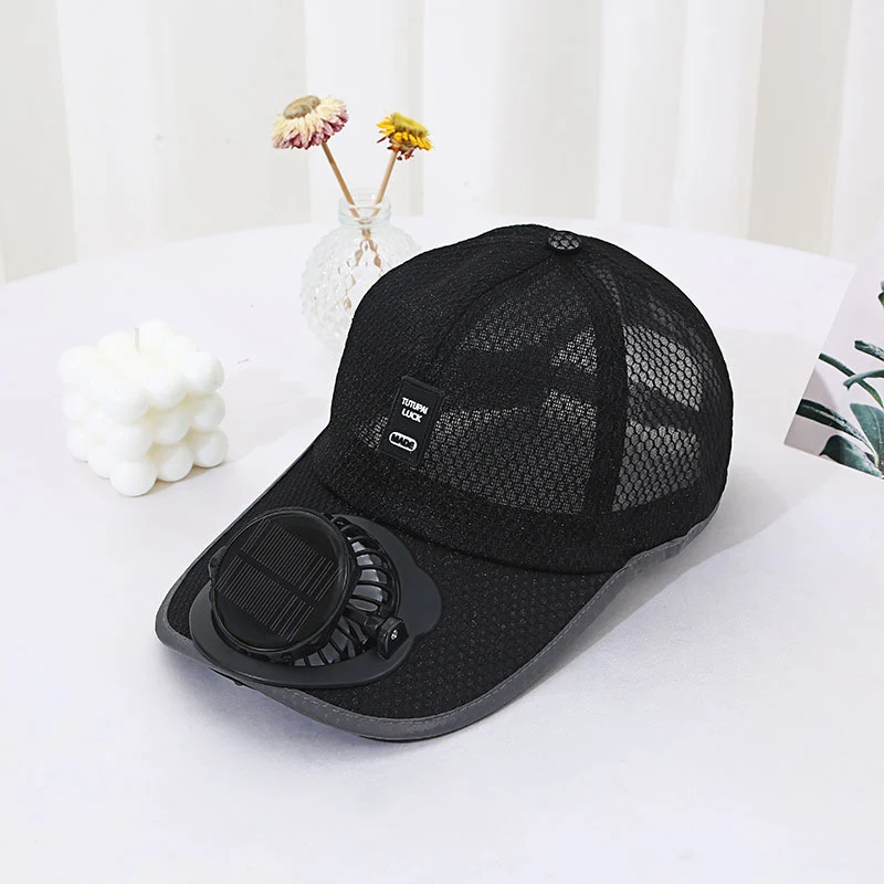 Solar Charging Fan Hat - Breathable Mesh UV Protection Baseball Cap For Men Women Summer Outdoor Sun Hat - Image 4