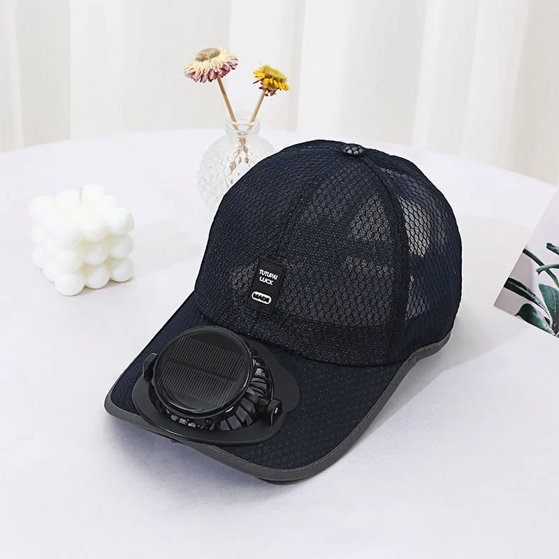 Solar Charging Fan Hat - Breathable Mesh UV Protection Baseball Cap For Men Women Summer Outdoor Sun Hat - Image 10