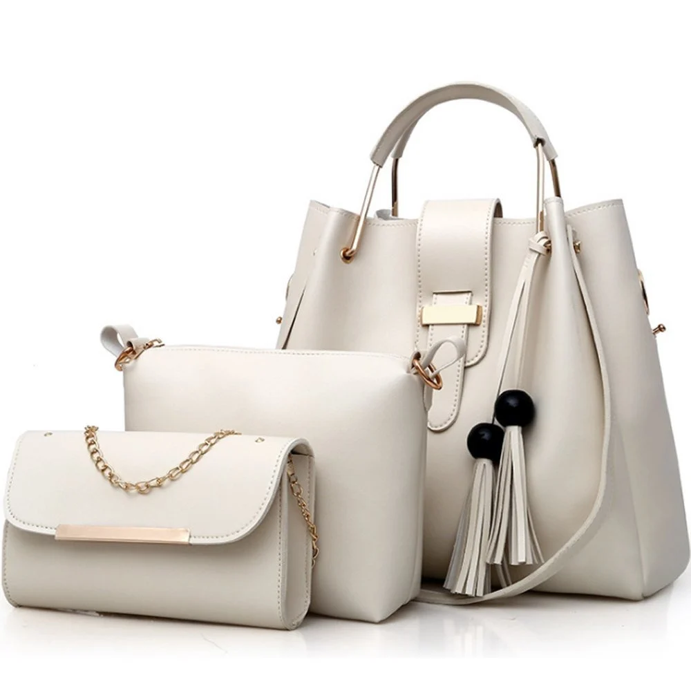 Purse And Handbag 3Pcs Bag Set - Image 8