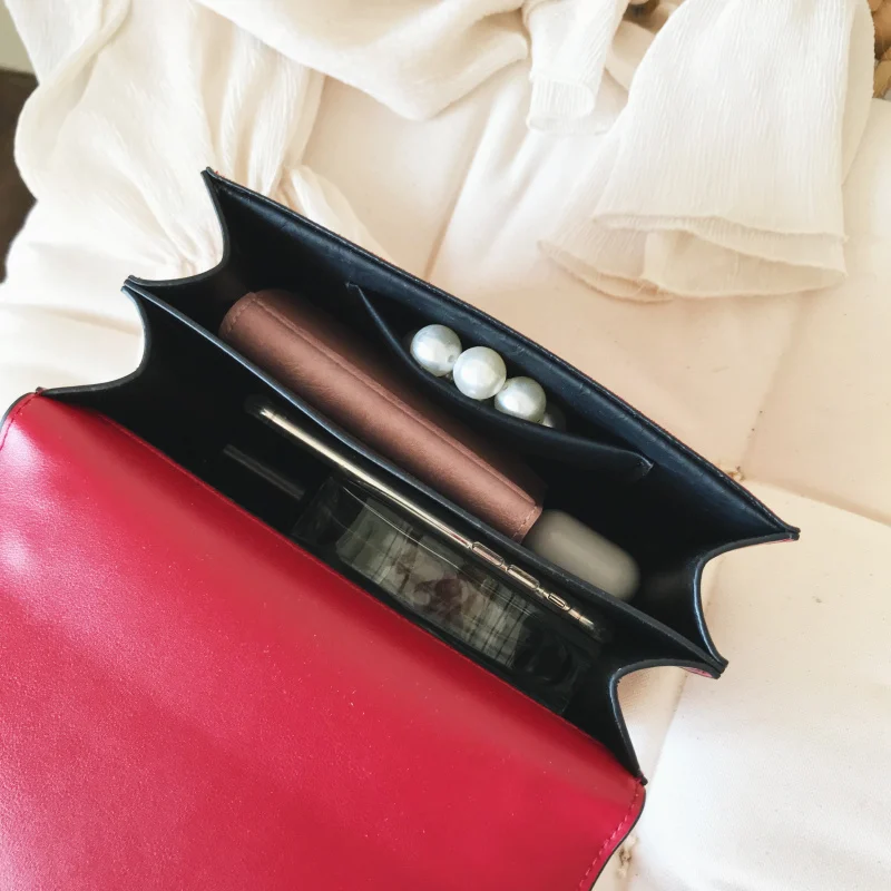 Leather Scrub Small Shoulder Messenger Bags For Women - Image 9