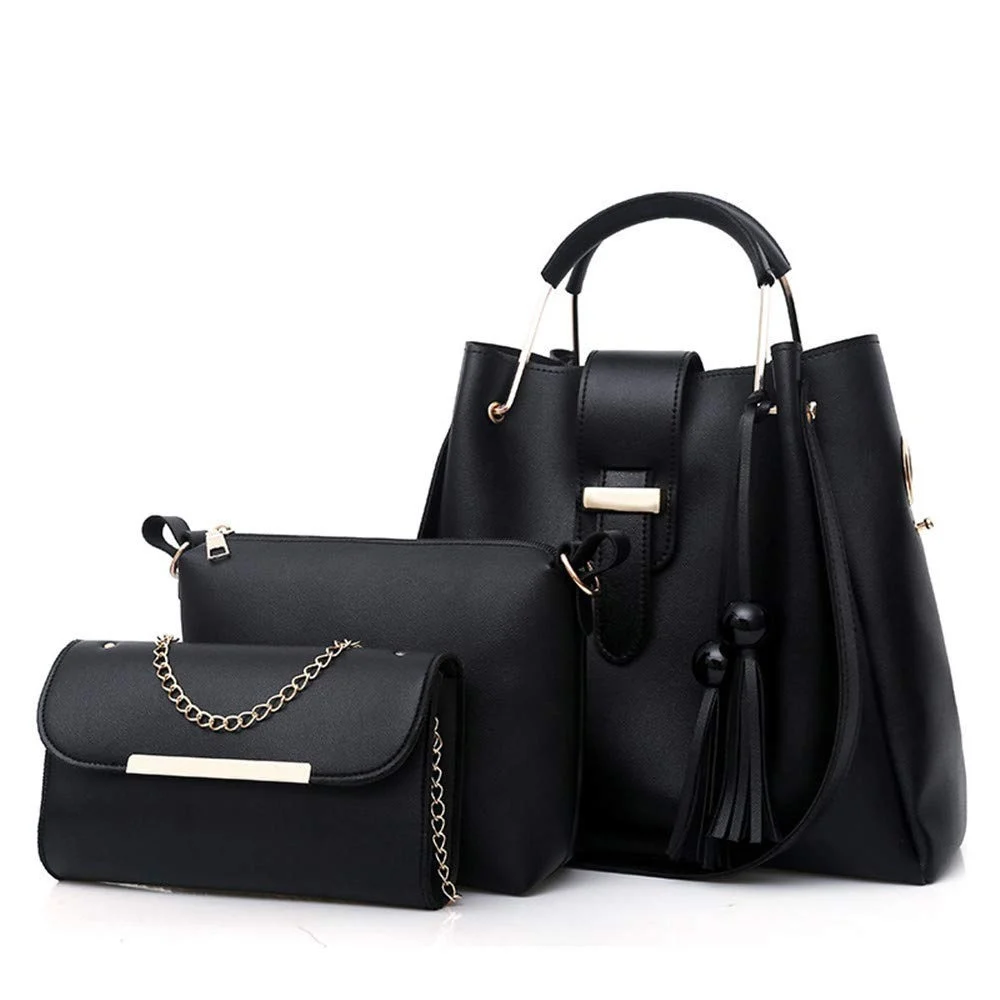Purse And Handbag 3Pcs Bag Set - Image 7