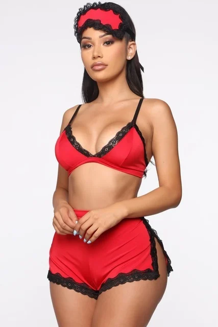 Women Sexy Sleepwear Lingerie Lace Bra - Image 7
