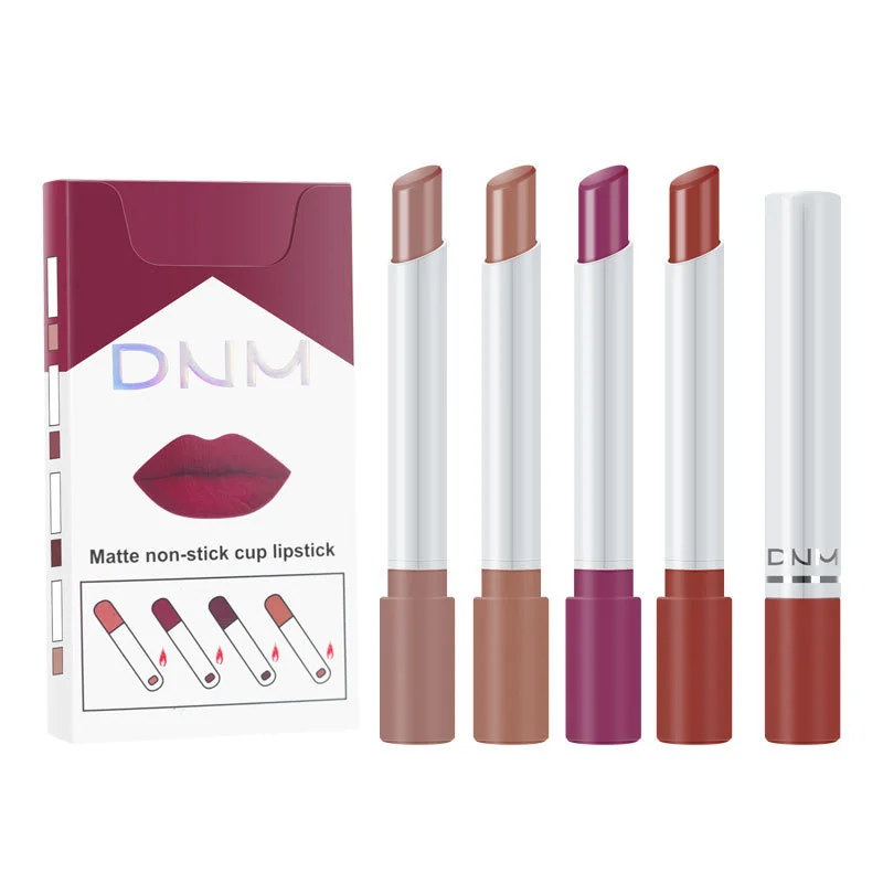 Four Makeup Set Non-stick Cigarette Pipe Thin Lipsticks - Image 3