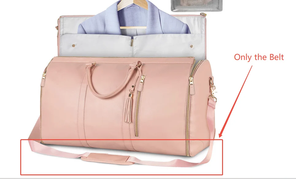 Large Capacity Travel Duffle Bag Women's Handbag Folding Suit Bag Waterproof Clothes Totes - Image 8