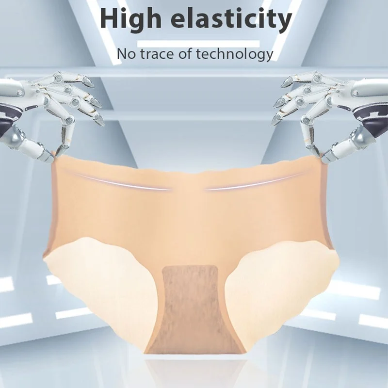 3Pcs Seamless Underwear Silk For Women Panties Lingerie Sexy - Image 4