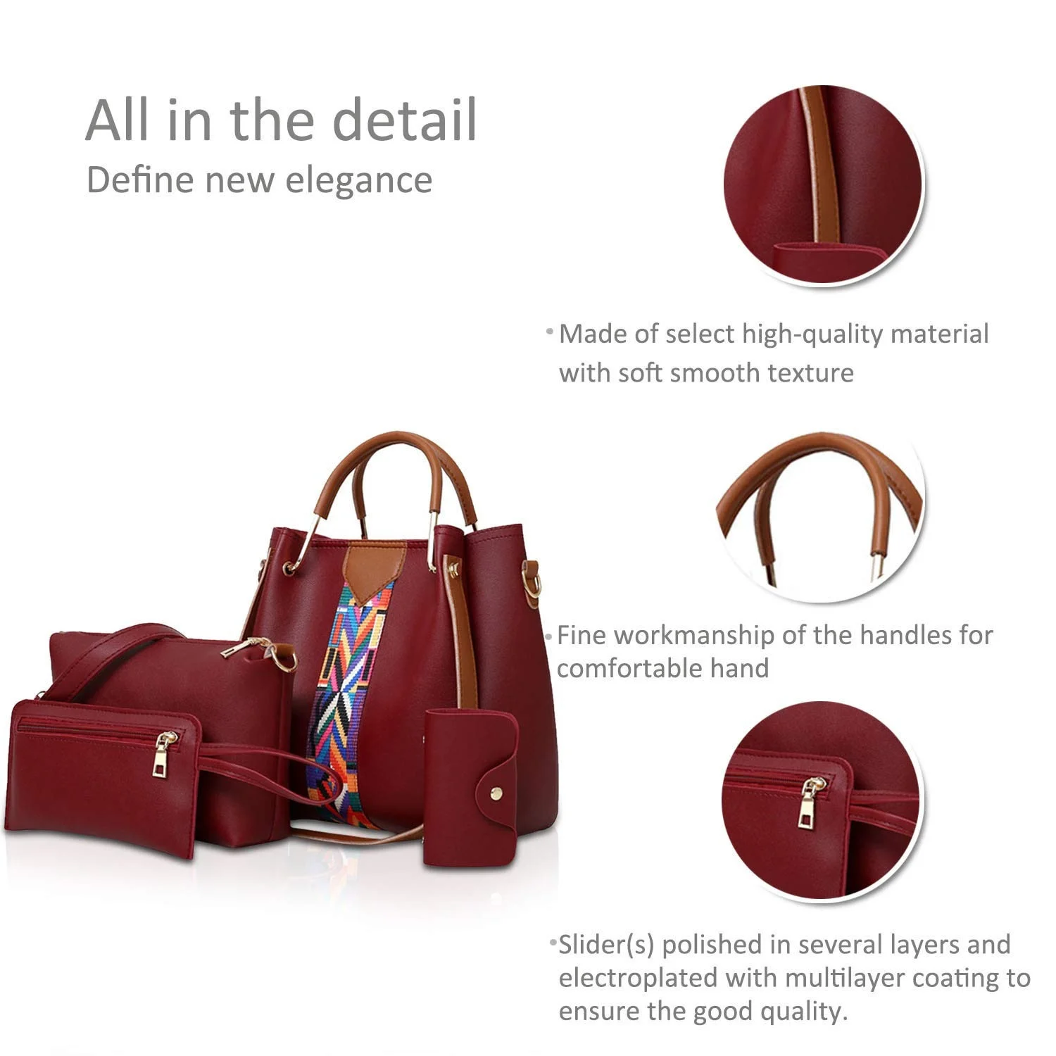 Top-Handles Crossbody Bags Purse Wallet - Image 2