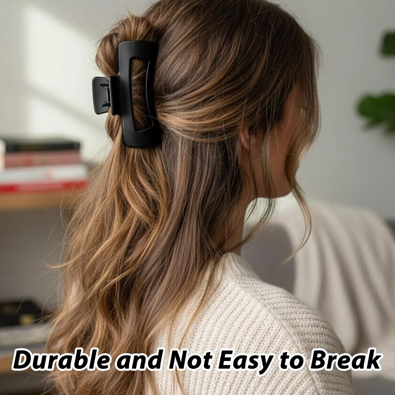4Pcs Cloud Claw Clips, Soft & Flexible Cozy Claw Clip, Flexible Claw Clip, Ponytail Hairpins For Thick Or Fine Hair, Beauty Accessory For Women - Image 9