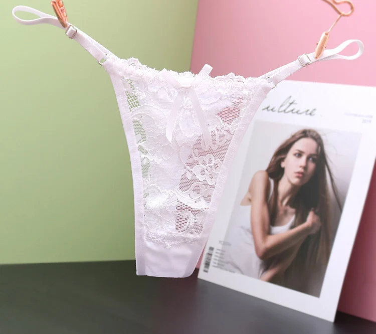 Low Rise Lace Sheer Adjustable Strap Shorts - Image 9