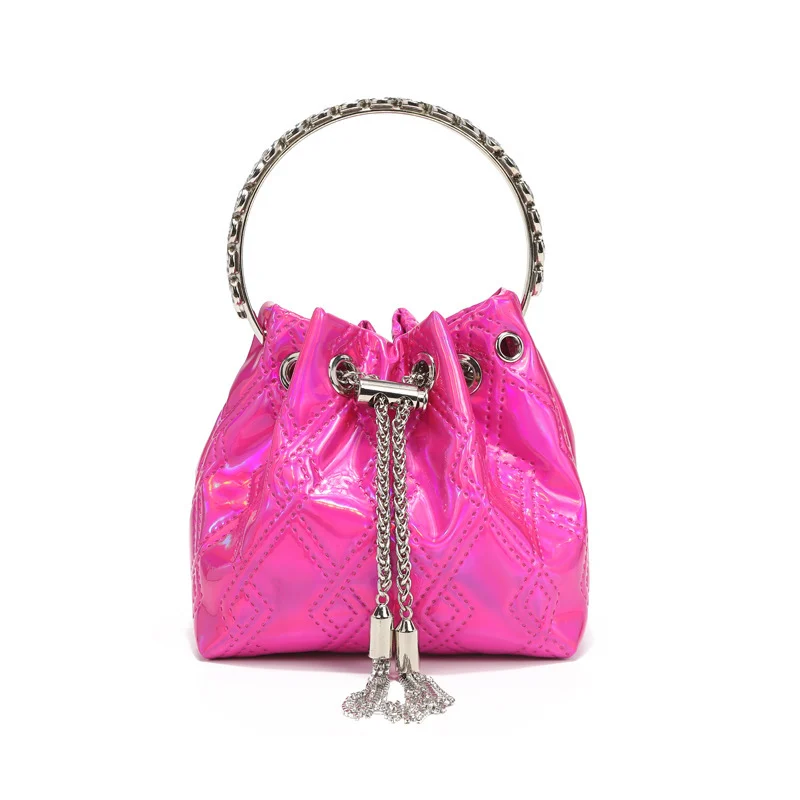 Bowknot Bucket Simple One Shoulder Handbag Fashion - Image 8
