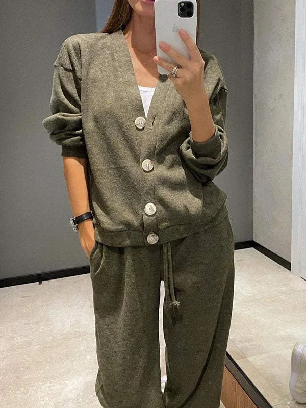 Casual Sports Suit Cardigan Top Women's Clothing - Image 10