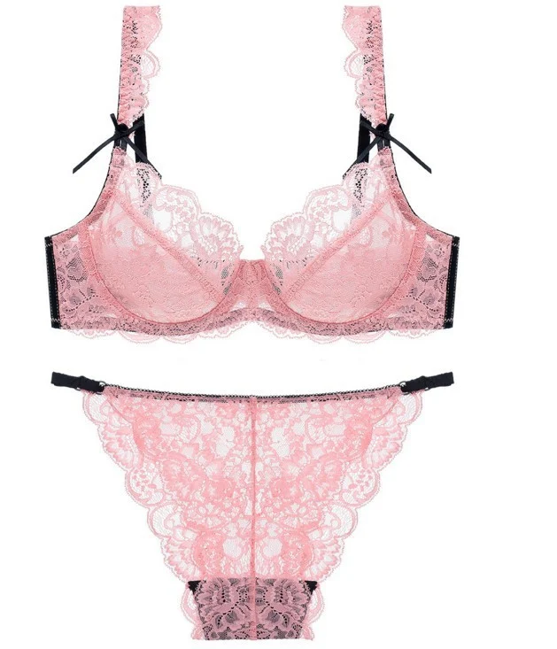 Ultra-thin soft lace breathable sexy bra set - Image 6