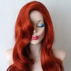 Women's Copper Anime Long Curly Hair - Image 5
