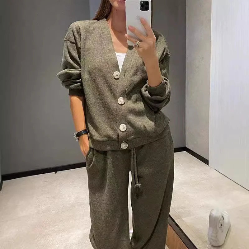 Casual Sports Suit Cardigan Top Women's Clothing - Image 2