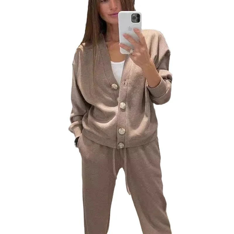 Casual Sports Suit Cardigan Top Women's Clothing - Image 7