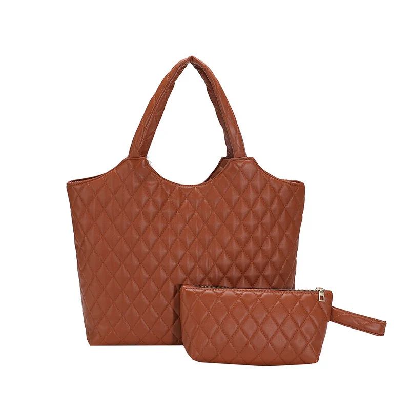 New Versatile Texture Hand-carrying Combination Two-piece Women's Bag - Image 6