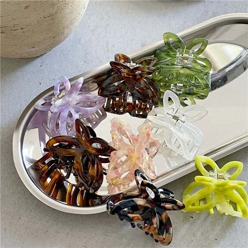 Fashion Retro Colorized Butterfly Small Hair Clip - Image 9