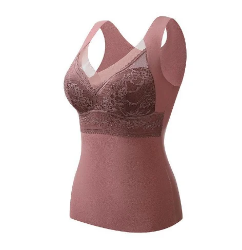 Double-sided Sanded Bra With Chest Pads For Slim Fit And Heating - Image 2