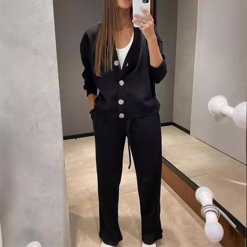 Casual Sports Suit Cardigan Top Women's Clothing - Image 5