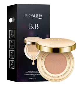 Bioaqua Air Cushion BB Cream 3 Color Concealer Moisturizing Foundation Whitening Flawless Makeup Bare For Face Beauty Makeup - Image 4