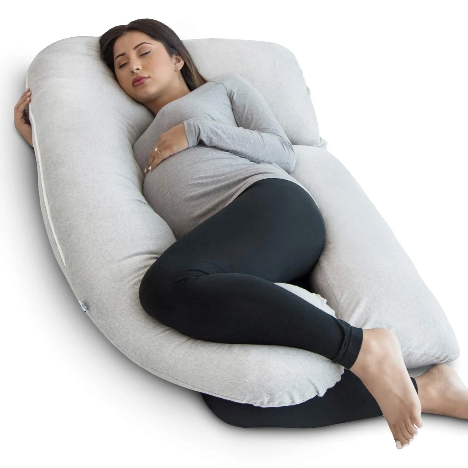 Pregnancy Pillow - Lumbar Support Body Pillow for Side Sleeping During Maternity - Image 5