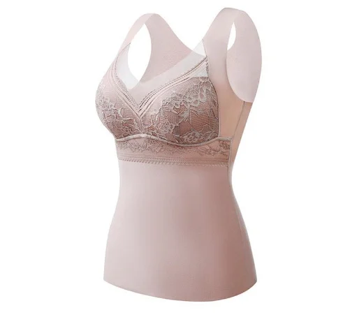 Double-sided Sanded Bra With Chest Pads For Slim Fit And Heating - Image 4