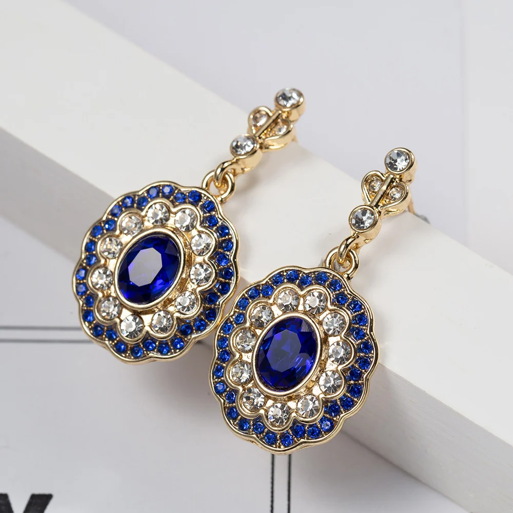 Creative Sapphire Fashion Diamond Jewelry Women's Earrings - Image 4