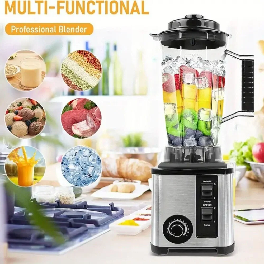 3L Power Commercial Food Blender Juicer Mixer Crusher Processor Grinder 8 Blades